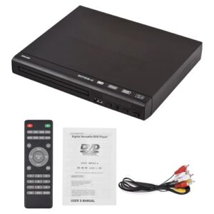 Leitor de DVD doméstico,DVD-225 Home DVD Player DVD CD CD Player Digital Player Saída AV com controle remoto (Equipamentos)