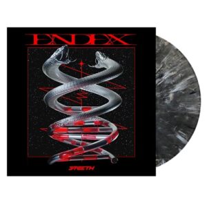3TEETH - ENDEX (12X12 LENTICULAR INSERT/LIMITED/BLACK & WHITE MARBLE VINYL) - 3TEETH (Discos de Vinil)