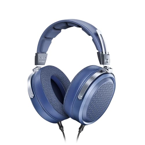FiiO FT1 Pro Fones de ouvido Hi-Fi magnéticos planares abertos para casa, estúdio, gravação, alta sensibilidade (azul) (Equipamentos)