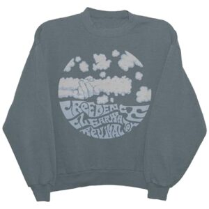 Creedence Clearwater Revival Moletom unissex adulto Creedence Clearwater Revival Clouds, Carvão, M (CDs)