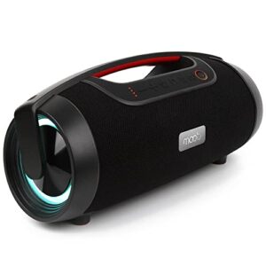 Caixa de Som 80w Moob Live Portátil Conectividade Bluetooth 5.0 Resistente á Água IPX5 Iluminação Led Função TWS Assistente Google e Siri Bivolt (Equipamentos)