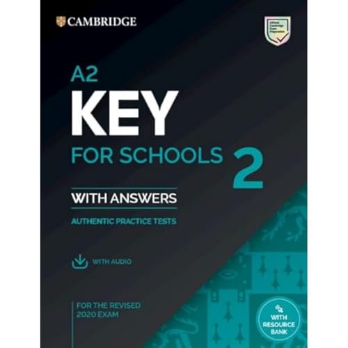 A2 Key for Schools 2 Student's Book with Answers with Audio with Resource Bank: Authentic Practice Tests - Cambridge University Press (Equipamentos)