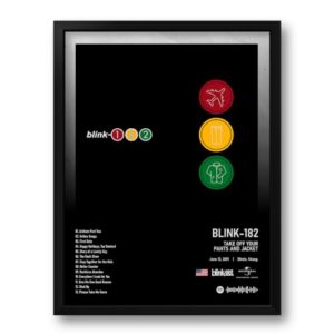 Quadro com Moldura Take Off Your Pants And Jacket Pop Punk Rock Álbum Spotify Tam. 33x43cm (Discos de Vinil)