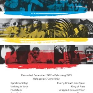Pôster The Police Band Synchronicity Album Cover Music Cool Wall Art Print Poster 12x18 (CDs)