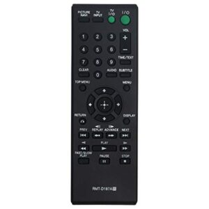 Controle remoto de substituição RMT-D187A aplicável para Sony DVD CD Player DVP-SR101P DVP-SR200P DVP-SR401HP DVP-NS718H DVP-SR500H DVP-NS710H DVP-SR500HP DVP-SR510P DVP-SR400P DVP-NS611HP (Equipamentos)