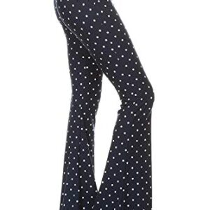 Calça legging Depot ultramacia popular estampada elegante palazzo BAT4, Retro Polka Dots, Small (Equipamentos)