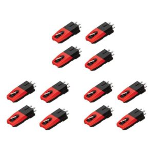 Heeucnon Agulha especial Stylus de substituição para toca-discos 12 peças para agulhas Stylus de toca-discos de íons LP (Equipamentos)