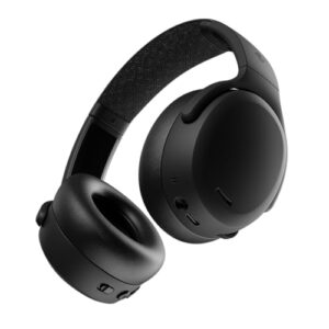 Fone de Ouvido Bluetooth Skullcandy Crusher ANC 2 Over-Ear com Cancelamento Ativo de Ruído, Modo Ambiente, Áudio Personalizado, Fio Removível, 50 horas de bateria – Preto (Equipamentos)