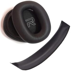 Kit Almofada e Headband de Espuma, compatível com Edifier W820BT, Substituição de Earpad (Preto) (Equipamentos)