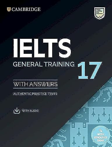 Ielts 17 General Training Student's Book with Answers with Audio with Resource Bank: With Answers, Authentic Practice Tests - Cambridge University Press (Equipamentos)