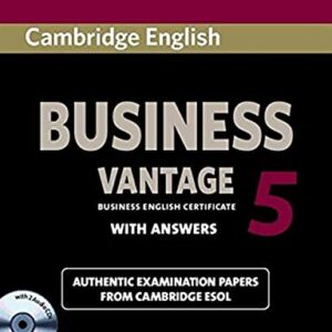 Cambridge English Business 5 Vantage Self-Study Pack (Student's Book with Answers and Audio CDs (2)) - Cambridge ESOL (Equipamentos)