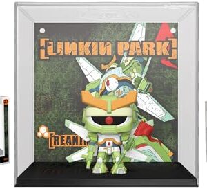 Funko Albums Linkin Park Reanimation Mech Robot + ToyBop Protector: Pop! Rocks Vinyl Figure (Bundled with Pro-Deluxe Pop Protector Collector Case Box Gift Set) (Discos de Vinil)
