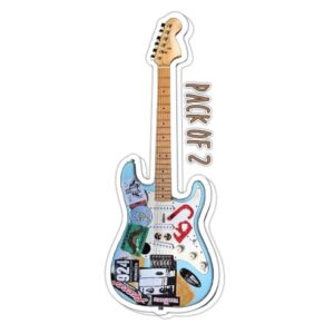 SK - Adesivos azuis Green Day - 12,7 x 4,6 cm - Pacote com 2 adesivos de vinil para carro, van e SUV - Decalque à prova d'água para garrafa de água e laptop - Ótimo para uso interno e externo (Discos de Vinil)