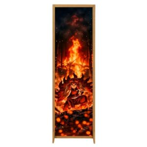 Biombo Divisoria Adesivo Vinil Painel Demon Slayer Anime Banner Cartaz Divisor Ambiente Decoração Festa (Desenho 6) (Discos de Vinil)
