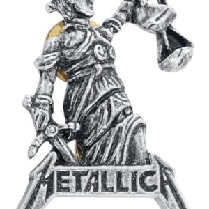 Alchemy Gothic England - Metallica: Justice for All Pin Badge (CDs)