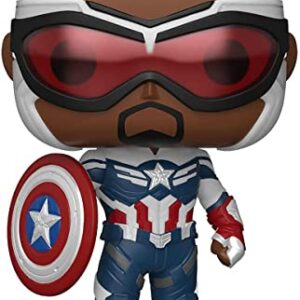Funko Pop 814 Captain America The Falcon Winter Soldier (Discos de Vinil)