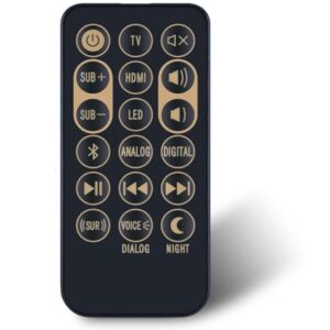 Controle remoto de substituição para barra de som Klipsch Soundbar RSB-3 RSB-8 RSB-6 R4B R-4B RSB-11 RSB-14 (Equipamentos)