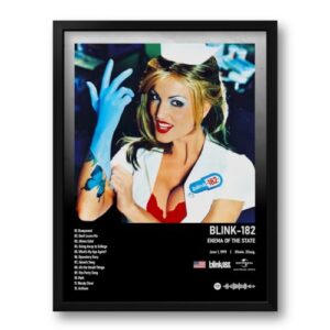Quadro com Moldura Enema Of The State Pop Punk Rock Álbum Spotify Tam. 33x43cm (Discos de Vinil)
