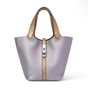 Bolsa Tote Feminina com Alça Superior, Bolsa de Mão, Bolsa de Ombro, Bolsa Saco de Couro Vegano com Design de Trava para Trabalho e Noite, N, 11.8" x 7.1" x 7.1" (Discos de Vinil)