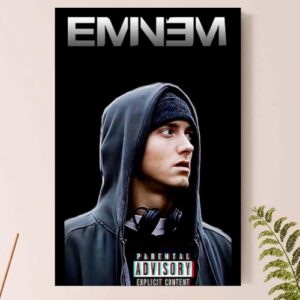 Placa Quadro Decorativo - Emi.nem - Decoração Rap Hip Hop (Eminem_03) (Discos de Vinil)