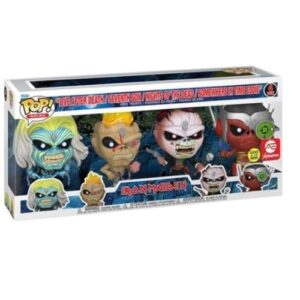 Funko Pop! Iron Maiden 4 Pack Glow In The Dark Exclusive (Discos de Vinil)