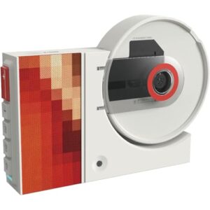 Leitor de CD portátil para montagem na parede com alto-falantes, Bluetooth 5.0, entrada USB/AUX, reprodução de CD/MP3/FLAC, bateria de 4000mAh, ideal para casa, viagens e presentes,Red (Equipamentos)