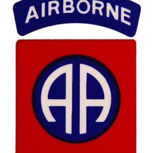 Decalque de vinil transparente 82nd Airborne Division, 1 pacote (Discos de Vinil)