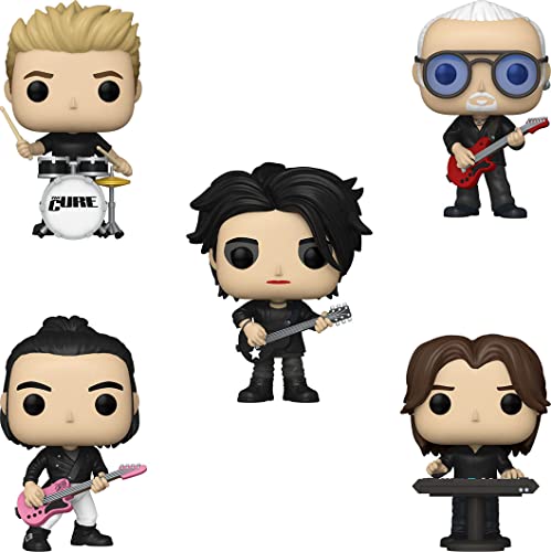 FUNKO POP 5 PACK THE CURE Jason Cooper | Reeves Gabrels | Robert Smith | Simon Gallup | Roger O'Donnell ROCKS (Discos de Vinil)