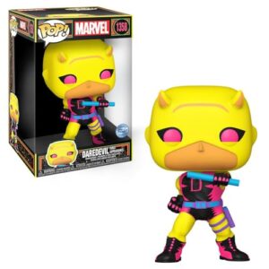 Funko Pop! Jumbo: Marvel - Demolidor - (YLwith RD) - Luz ultravioleta - Marvel Comics - Comics Marvel - Figura de vinil colecionável - Ideia de presente - Mercadoria oficial - Comic Books Fans (Discos de Vinil)