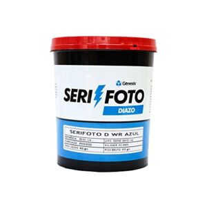 Emulsão para Serigrafia Gênesis Serifoto Diazo S.R. Azul (Discos de Vinil)