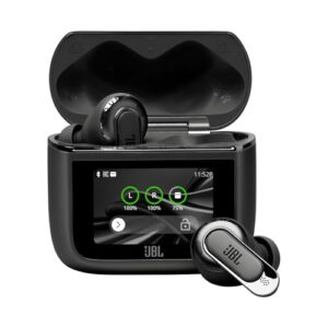 Fone de Ouvido Bluetooth, JBL, Tour Pro 3, Sem Fio, Com Tela de 1,57", Com Cancelamento de Ruído - Preto (Equipamentos)