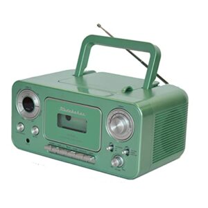 Studebaker Leitor de CD estéreo portátil SB2135TS com rádio estéreo AM/FM e leitor de cassete/gravador (Equipamentos)