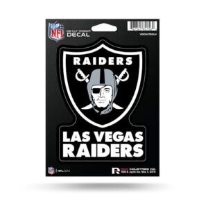 Rico Industries Decalque de vinil cortado NFL Las Vegas Raiders (Discos de Vinil)