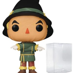 POP Filmes: O Mágico de Oz 85º aniversário - Boneco de vinil Funko Espantalho (incluído com caixa protetora compatível), multicolorido, 9,5 cm (Discos de Vinil)