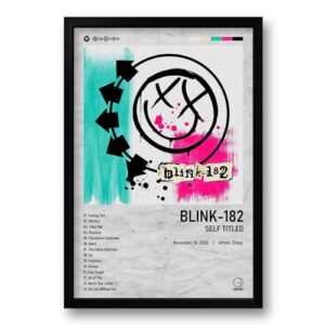Quadro Decorativo Álbum Self Titled - Blink - 182-40x60cm (Discos de Vinil)