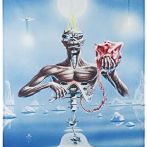 Iron Maiden Bandeira têxtil Seventh Son (Discos de Vinil)