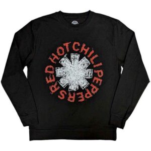 Moletom masculino Red Hot Chili Peppers Scribble Asterisk preto, Preto, GG (CDs)