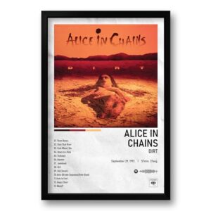 Genérico - Quadro Álbum Spotify Dirt - Alice in Chains - 40x60cm (Discos de Vinil)