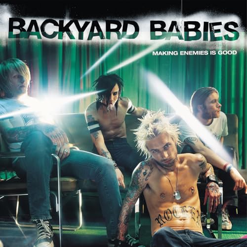 Making Enemies Is Good - Limited 180-Gram Silver & Black Marble Colored Vinyl - Backyard Babies (Discos de Vinil)