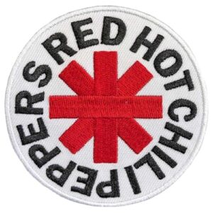 Red Hot Chili Peppers Red Hot Chili Peppers ASTERISK White Patch bordado (Discos de Vinil)