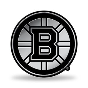 Adesivo 3D Emblema automotivo NHL Boston Bruins com acabamento cromado (Discos de Vinil)