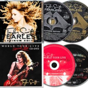 Fearless / Speak Now Tour Live - Taylor Swift / 4-Disc Pack Collection (Deluxe Platinum Edition) [4CD] [4СD] - Taylor Swift (CDs)
