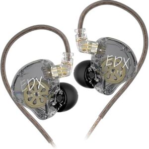 Fone de Ouvido EDX Lite Intra-Auricular, Driver Dinâmico Super-Linear, Isolamento Acústico, Cabo Substituível – Qualidade de Som Premium e Potente (Equipamentos)