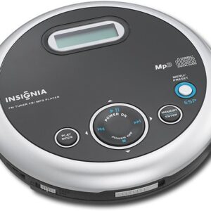 INSIGNIA Ns-P5113 Leitor De Cd Portátil Com Sintonizador Fm E Reprodução Mp3, Preto (Equipamentos)
