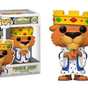 Funko Pop Robin Hood + protetor: boneco de vinil Pop! Disney (conjunto de presente com caixa protetora de colecionador ToyBop) (Prince John) (Discos de Vinil)