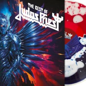 The Best of Judas Priest Jagged Split Blue and Red Liquid LP Vinyl - Judas Priest (Discos de Vinil)