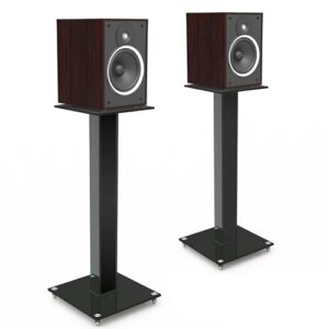 Pedestal para Caixas Acústicas Bookshelf BS03L Preto Central Suportes (Equipamentos)