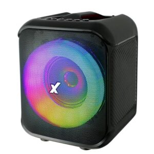 Amvox Caixa de Som Amplificada ACA 150 POP – 150W RMS, Bluetooth, Iluminação LED, Rádio FM, Entrada USB/TF, Bateria de até 4h (Equipamentos)