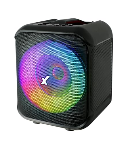 Amvox Caixa de Som Amplificada ACA 150 POP – 150W RMS, Bluetooth, Iluminação LED, Rádio FM, Entrada USB/TF, Bateria de até 4h (Equipamentos)