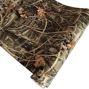 Queenbox 10x152 cm Embrulhos de vinil camuflagem, Woodland Nature Camouflagem autoadesivo filme adesivo para carro filme Rolo de liberação de arQueenbox 10x152cm/3.9x59.8in U2-15292-06 (Discos de Vinil)